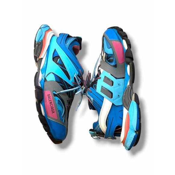 Balenciaga Blue/Pink Track 1.0 Sneaker | Size 44(11US)